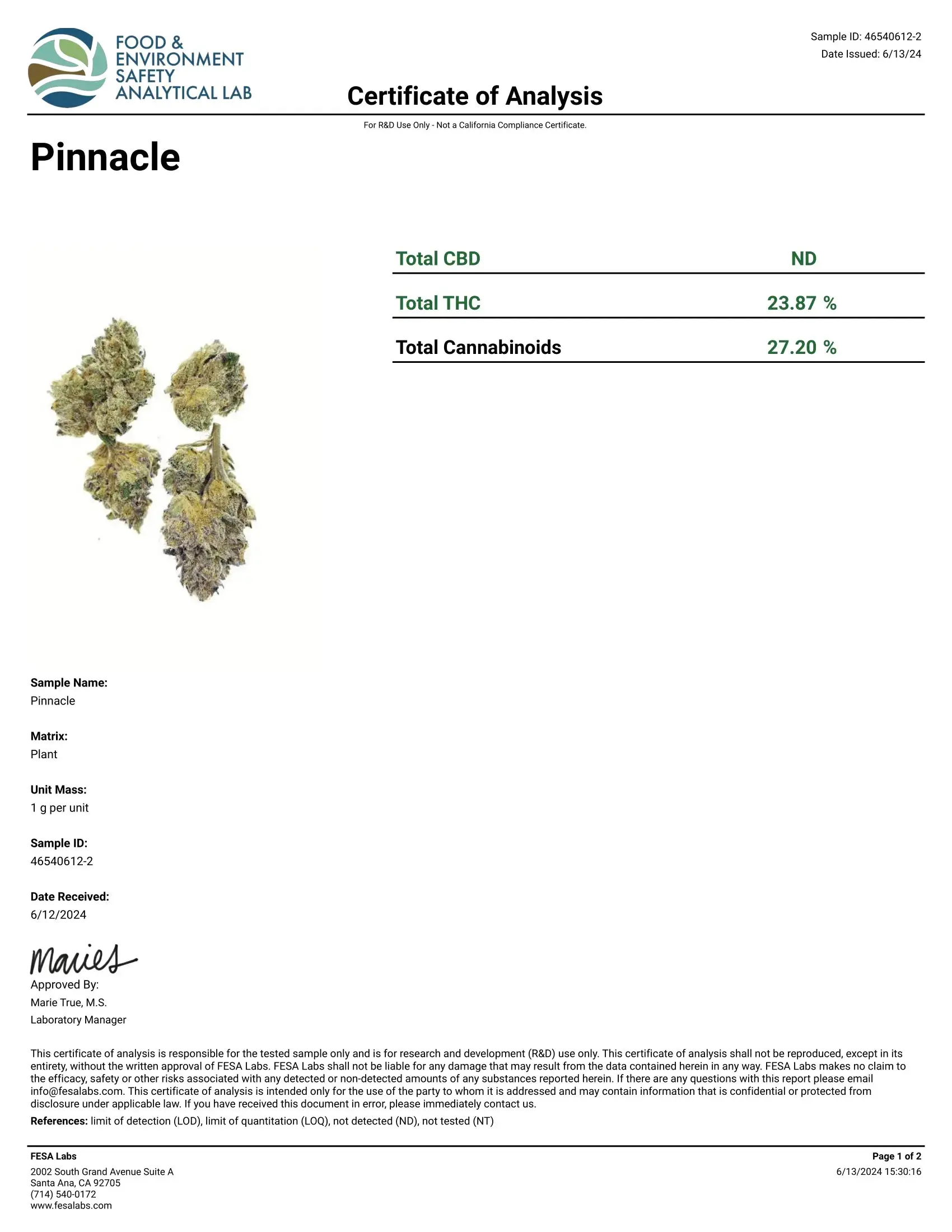 1 Pound - Exotic - Pinnacle Strain - Image 5