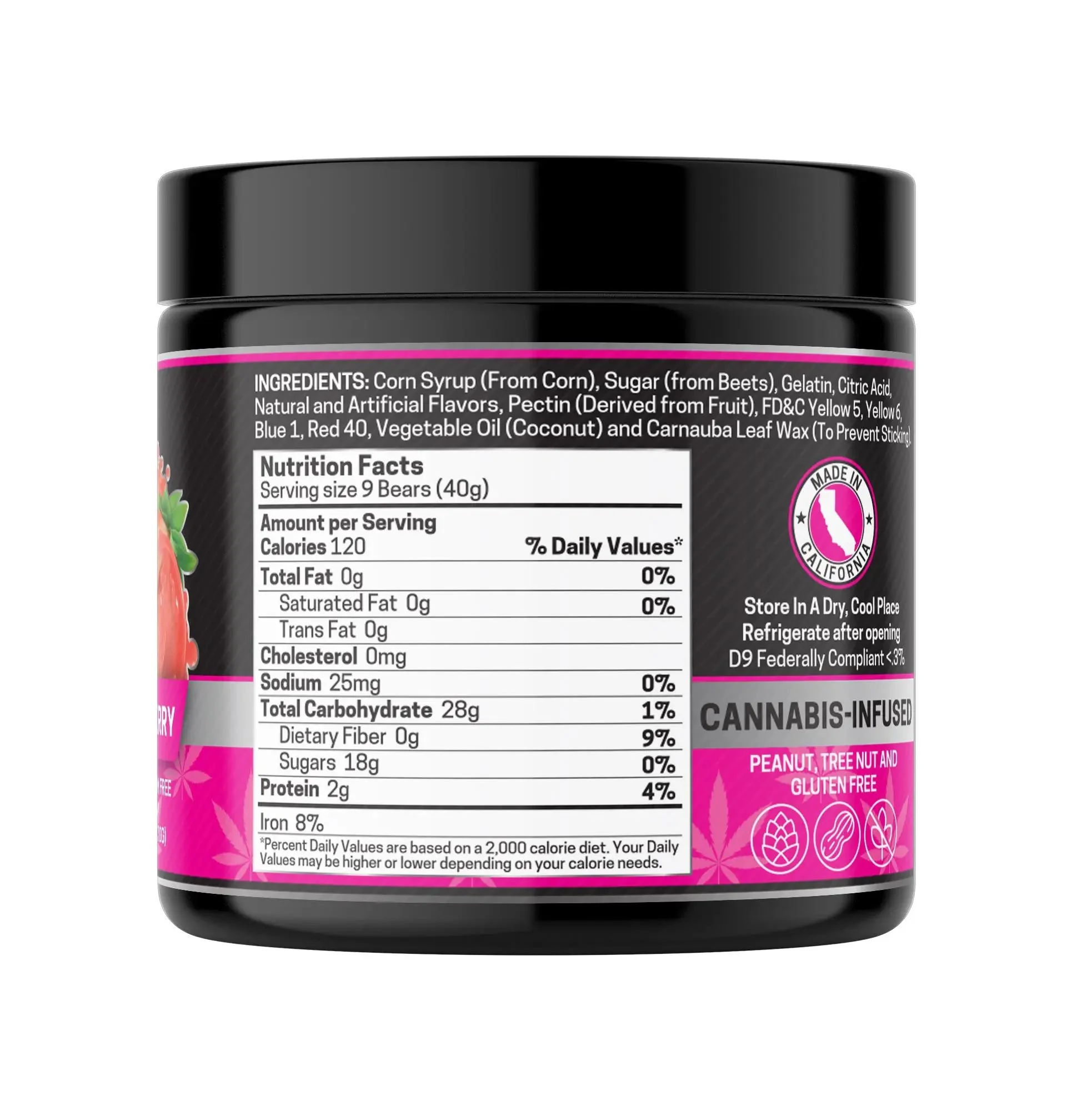 Delta 8 Gummies, Strawberry - 1000mg | 25 Pcs Gummies - Image 4