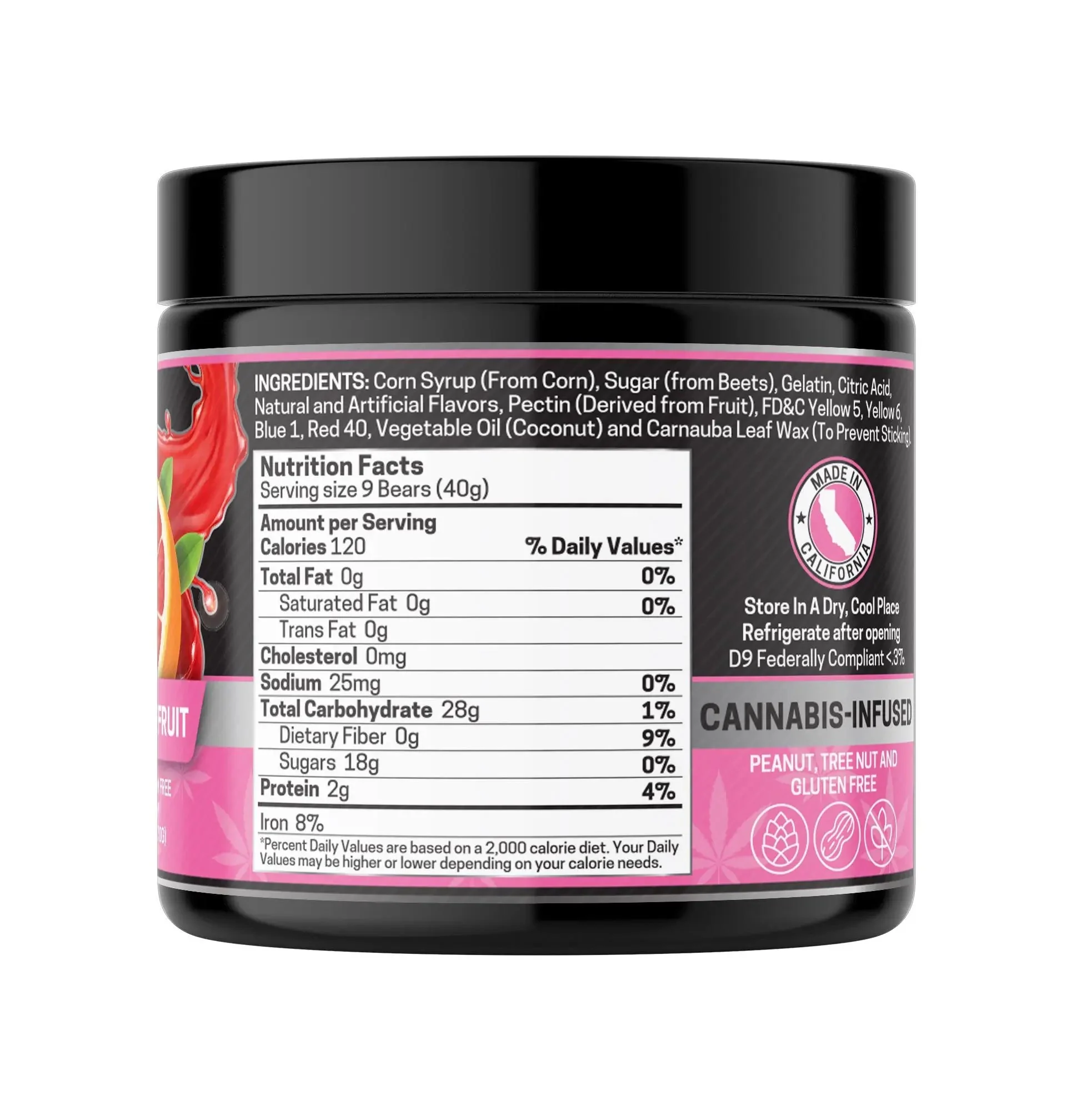Full Spec. CBD Gummies, Pink Grapefruit - 1000mg | 25 Pcs Gummies - Image 4