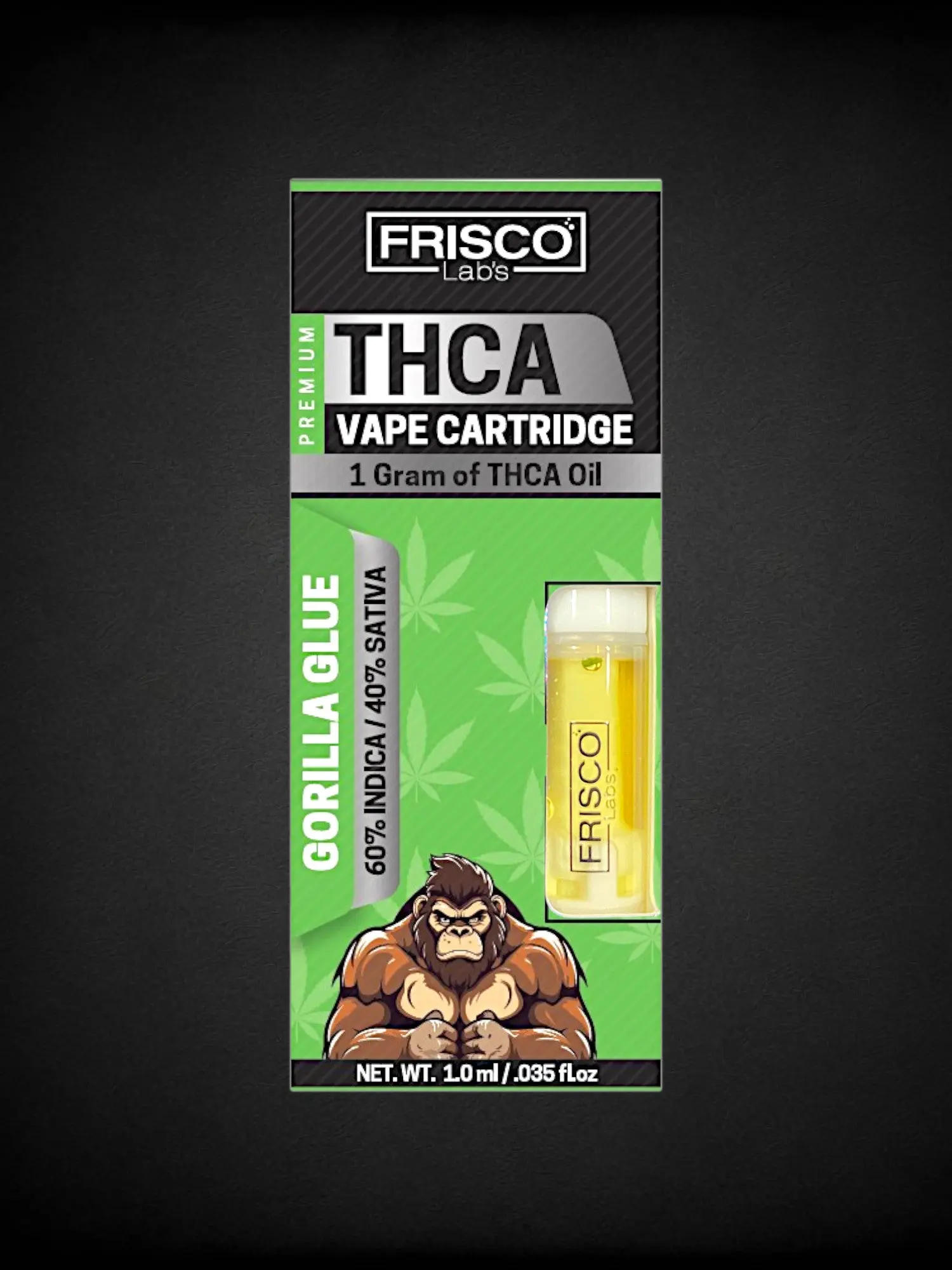 Gorilla Glue THCA Vape Cartridge