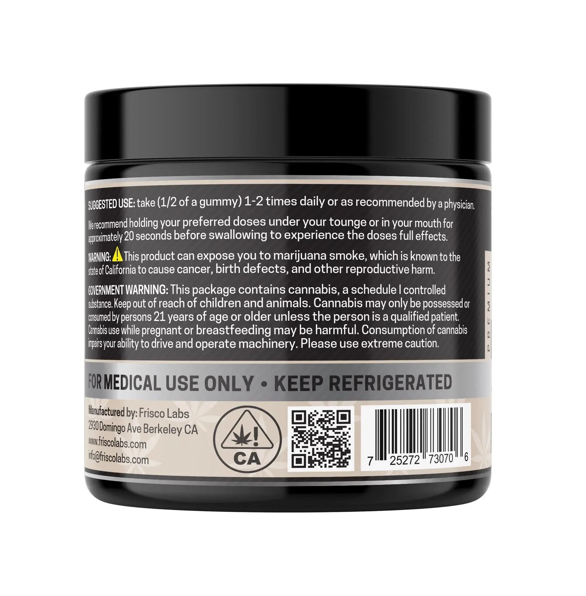 T-Free CBD Gummies, Pineapple - 1000mg | 25 Pcs Gummies - Image 3