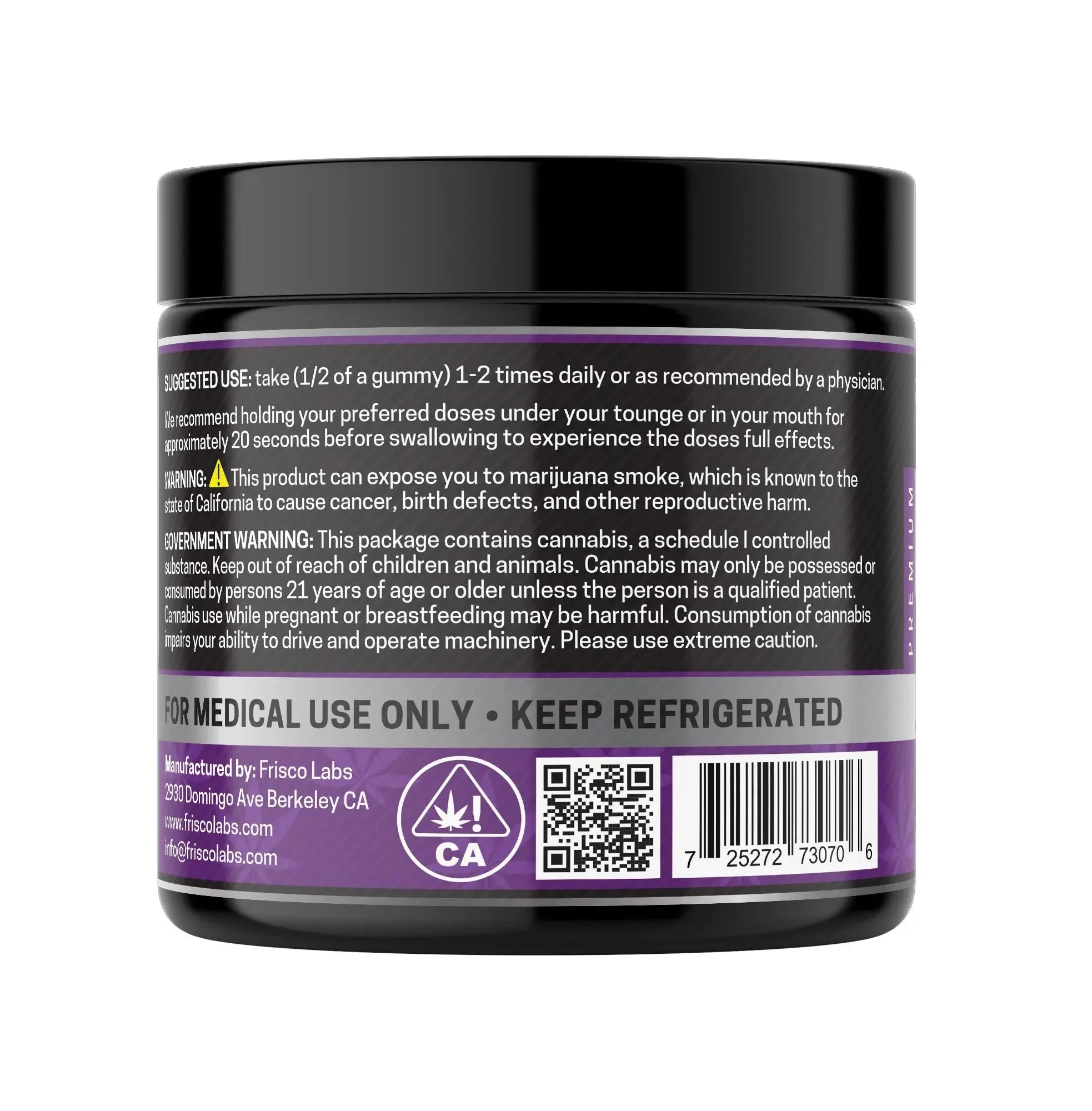 THCA Gummies, Grape - 1000mg | 25 Pcs Gummies - Image 3