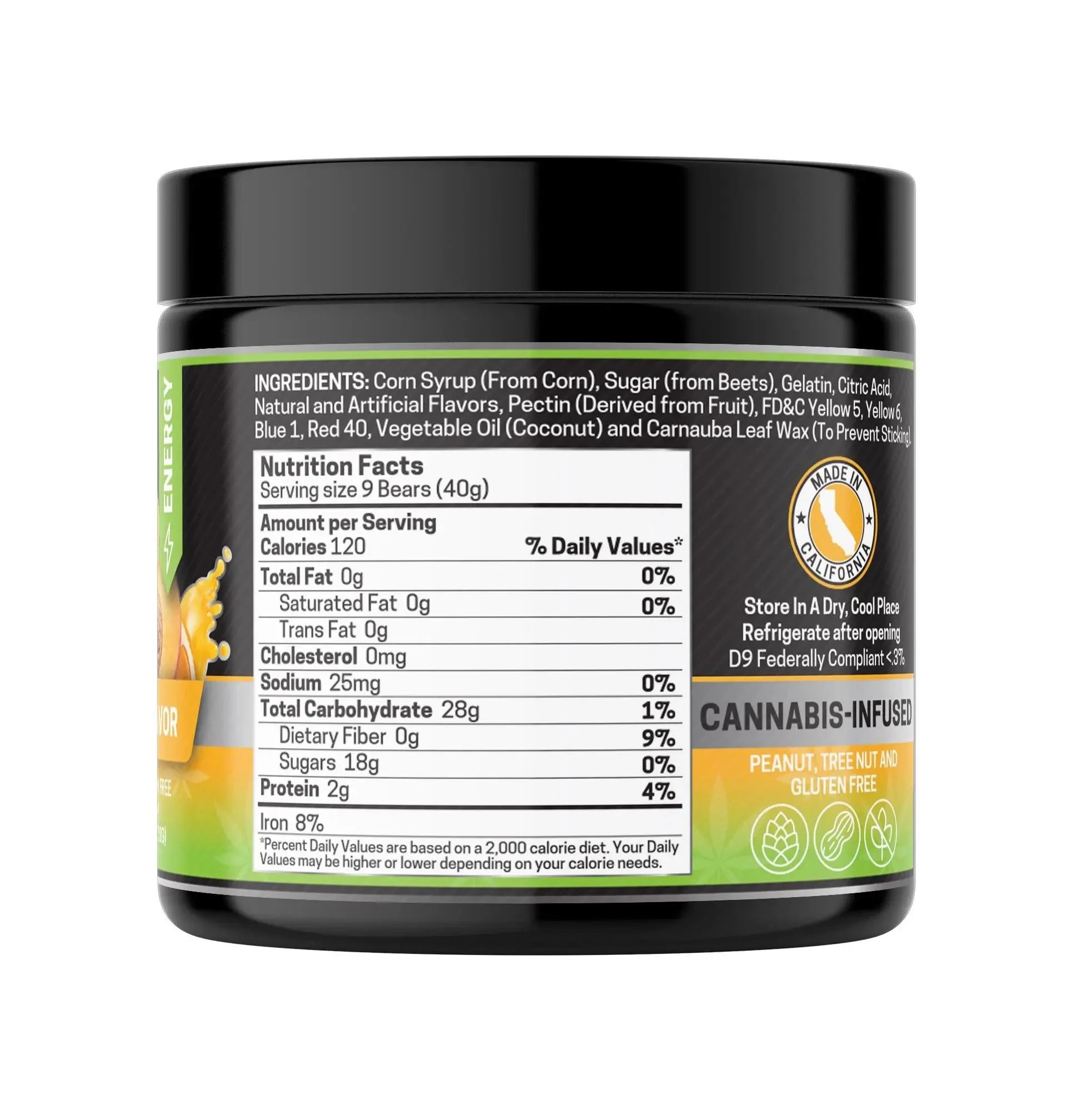 THCA Gummies, Mix Flavor Energy - 1000mg | 25 Pcs Gummies - Image 4