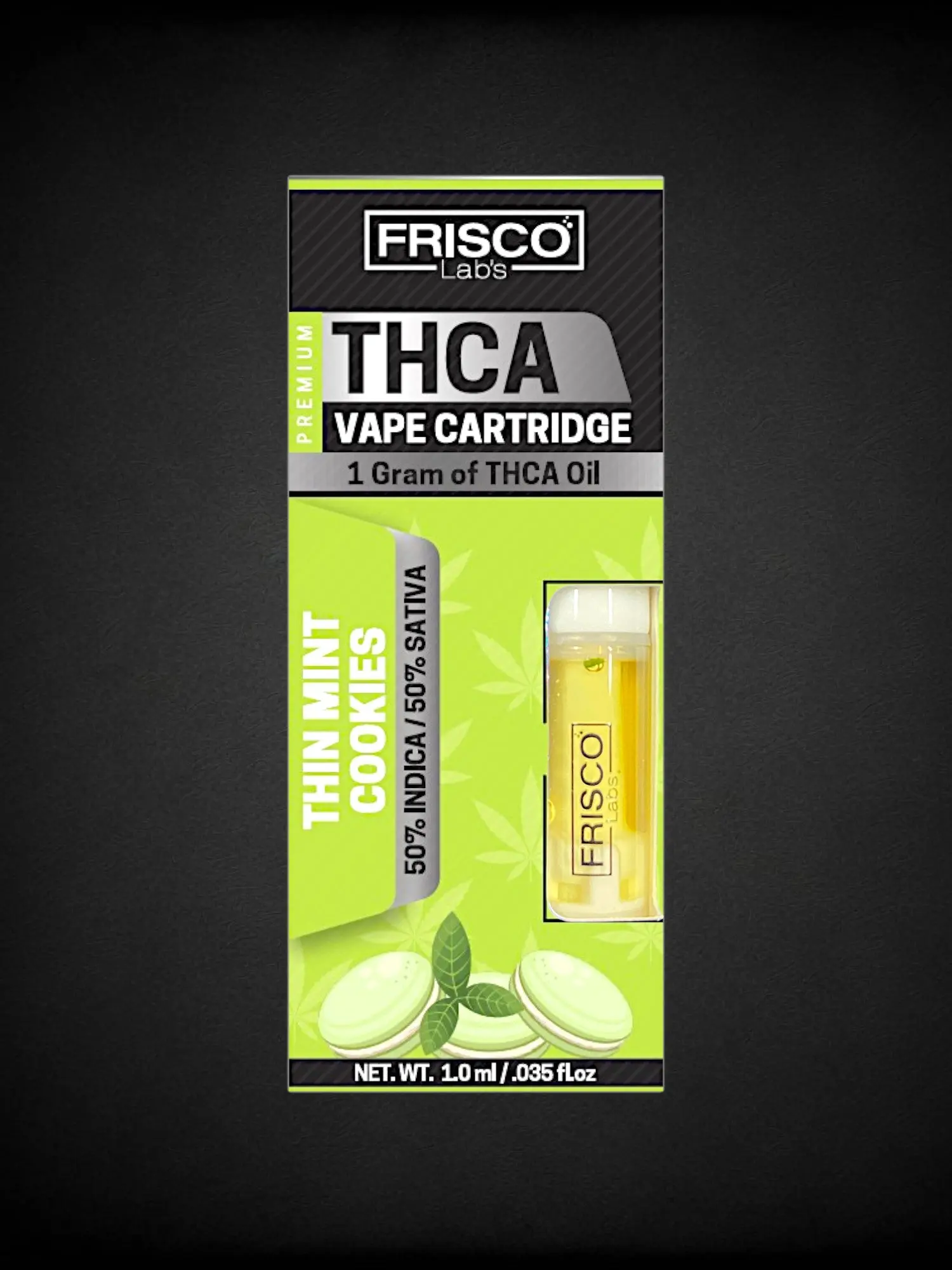 Thin Mint Cookies THCA Vape Cartridge